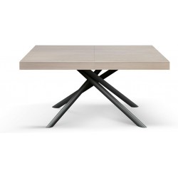 Tavolo allungabile design moderno cm 140x90h.74 aperto cm 180/220 nuovo art.2247 consegna gratuita-arredamentishop.it  Tempes...