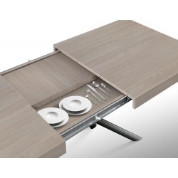 Tavolo con gambe incrociate design cm 160x90h.74 aperto cm 200/240 nuovo art.2255 consegna gratuita-arredamentishop.it  Tempe...