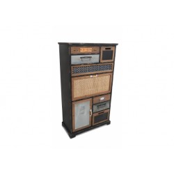 Credenza alta industrial cm 69x34h.122 nuova art.101624 consegna gratuita-arredamentishop.it  AD TREND Offerte mobili 245,00 ...