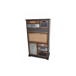 Credenza alta industrial cm 69x34h.122 nuova art.101624 consegna gratuita-arredamentishop.it  AD TREND Offerte mobili 245,00 ...