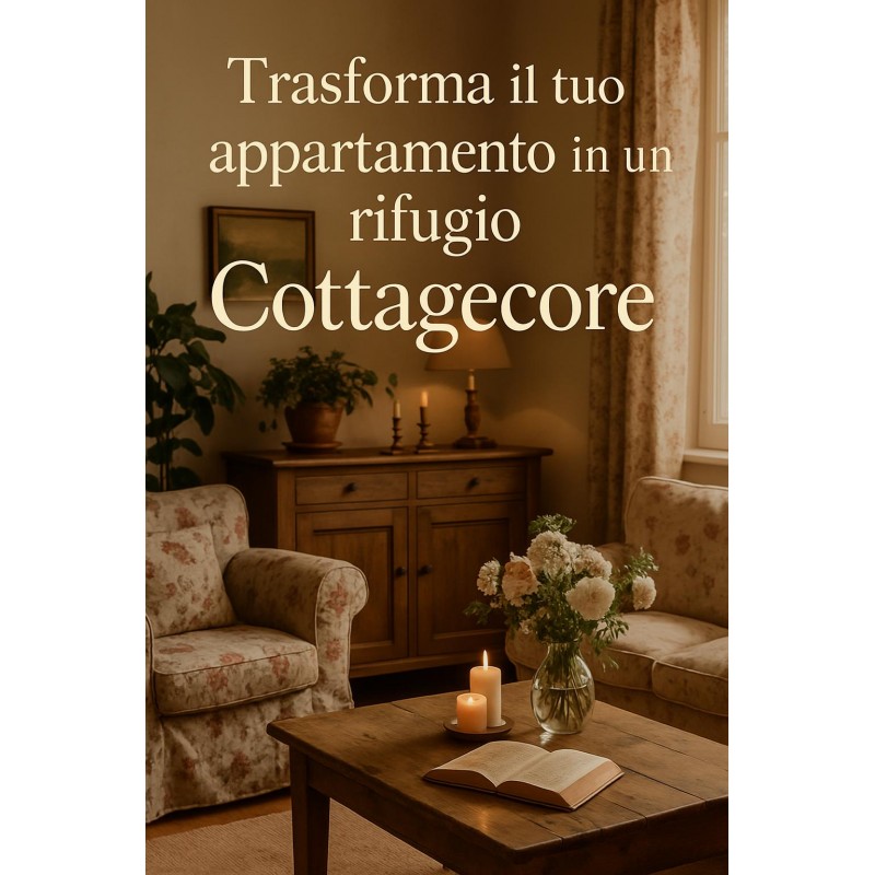 Trasforma il tuo Appartamento in un Rifugio Cottagecore: La Guida Definitiva all'Arredamento Naturale e Accogliente [E-book P...