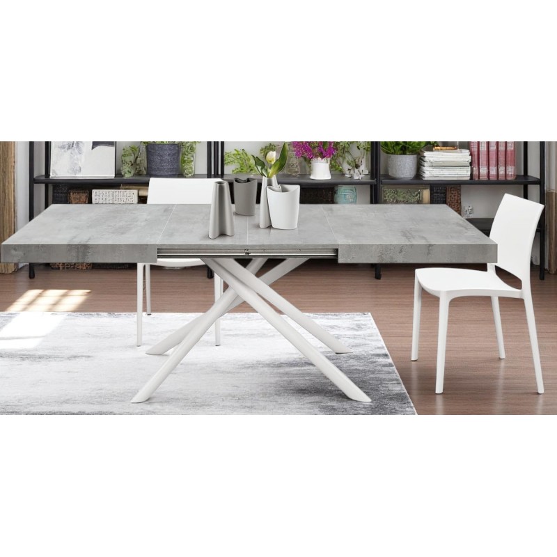 Tavolo soggiorno cm 140x90h.74 aperto cm 180/220 nuovo art.2252 consegna gratuita-arredamentishop.it  Tempesta Offerte mobili...