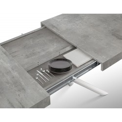 Tavolo allungabile cemento cm 160x90h.74 aperto cm 200/240 nuovo art.2260 consegna gratuita-arredamentishop.it  Tempesta Offe...