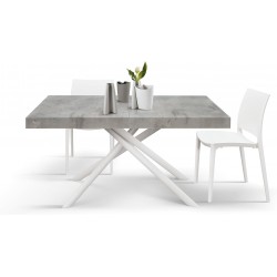 Tavolo allungabile cemento cm 160x90h.74 aperto cm 200/240 nuovo art.2260 consegna gratuita-arredamentishop.it  Tempesta Offe...