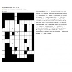 Cruciverba Online Gossip 2025 PDF | 100 Schemi | ArredamentiShop  Prodotto Digitale  Offerte mobili 1,00 € 1,00 € 1,00 € 1,00 €