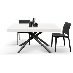 Tavolo da pranzo moderno allungabile cm 160x90h.74 aperto cm 200/240 nuovo art.2257 consegna gratuita-arredamentishop.it  Tem...