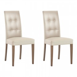 Sedie cucina tortora ecopelle set 2 pezzi nuove art.677 consegna gratuita-arredamentishop.it  Tempesta Offerte mobili 150,00 ...
