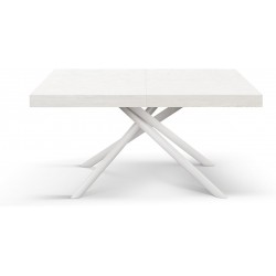 Tavolo allungabile fino a 240 cm bianco cm 160x90h.74 aperto cm 200/240 nuovo art.2261 consegna gratuita-arredamentishop.it  ...