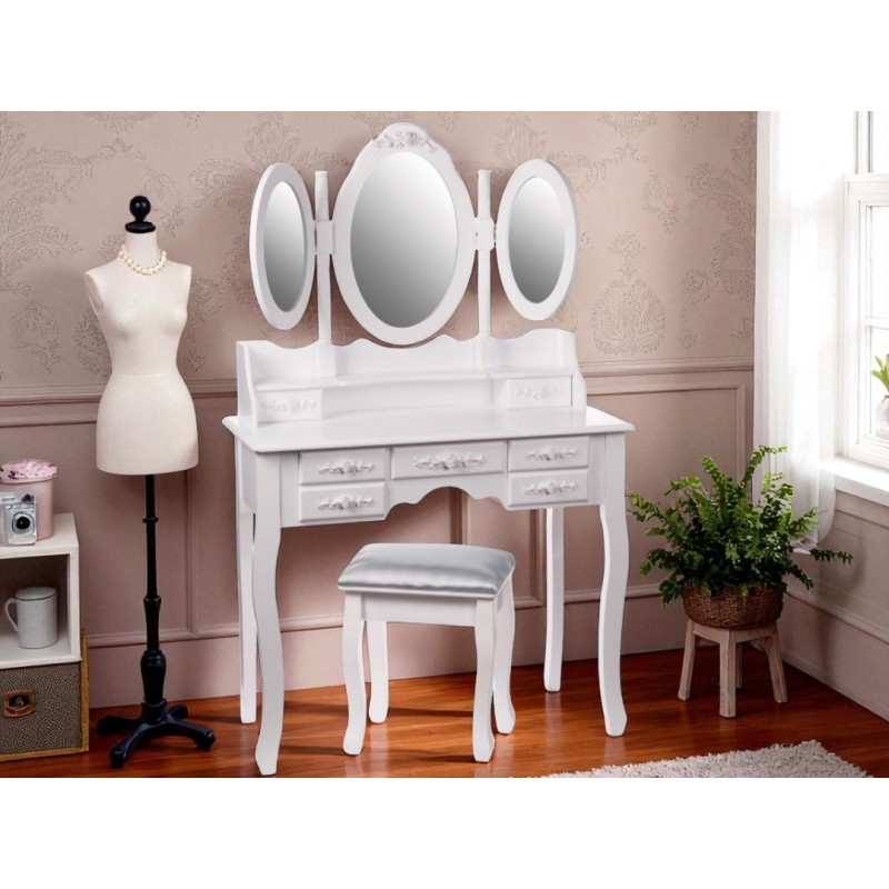 Toletta in legno con sgabello cm 90,5x40h.146 nuova art.64446 consegna gratuita-arredamentishop.it AD TREND Offerte mobili 1... Toletta in legno con sgabello cm 90,5x40h.146 nuova art.64446 consegna gratuita-arredamentishop.it AD TREND Offerte mobili 1...