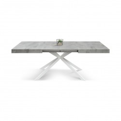 Tavolo allungabile effetto cemento cm 140x90h.74 aperto cm 180/220 nuovo art.2268 consegna gratuita-arredamentishop.it  Tempe...