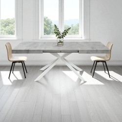 Tavolo cemento allungabile cm 160x90h.74 allungabile cm 200/240 art.2276 nuovo consegna gratuita-arredamentishop.it  Tempesta...