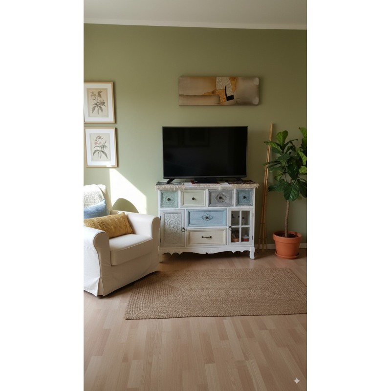 Credenza bassa vintage cm 114x36h.84 nuova art.101665 consegna gratuita-arredamentishop.it  AD TREND Offerte mobili 245,00 € ...