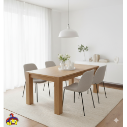 Tavolo 140x90 aperto cm 180/220 nuovo art.632 consegna gratuita-arredamentishop.it  Tempesta Offerte mobili 550,00 € 550,00 €...