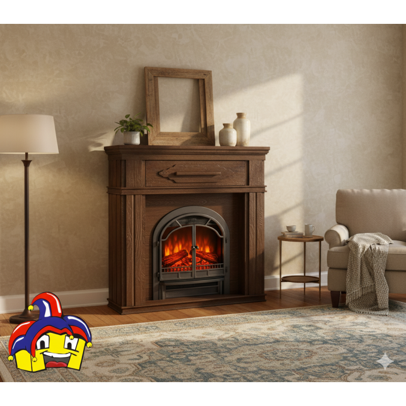 Caminetto cornice legno cm 121x32,5h.121nuovo art.106267 consegna gratuita-arredamentishop.it  AD TREND Offerte mobili 225,00...