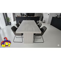 Tavolo grigio cm 180x100h.76 allungabile cm 480 nuovo art.1637 consegna gratuita-arredamentishop.it  Tempesta Offerte mobili ...