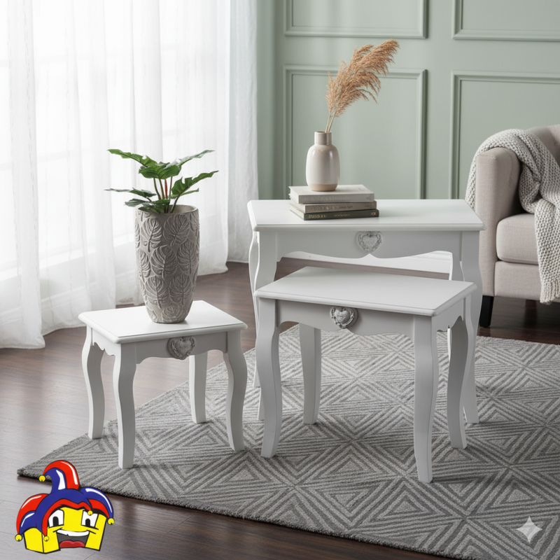 Tavolini da salotti set 3 tavolini nuovi art.50251 consegna gratuita-arredamentishop.it  AD TREND Offerte mobili 115,00 € 115...