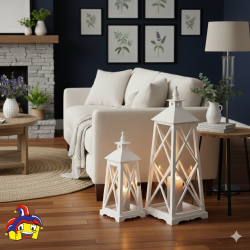 Portacandele da esterno set 2 lanterne art.37306 consegna gratuita-arredamentishop.it  AD TREND Offerte mobili 85,00 € 85,00 ...