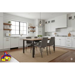 Tavolo allungabile 140 x 80 h.78 aperto cm 200 nuovo art.798 consegna gratuita-arredamentishop.it  Tempesta Offerte mobili 23...
