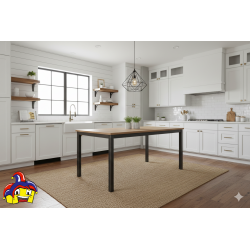 Tavolo allungabile 140 x 80 h.78 aperto cm 200 nuovo art.798 consegna gratuita-arredamentishop.it  Tempesta Offerte mobili 23...