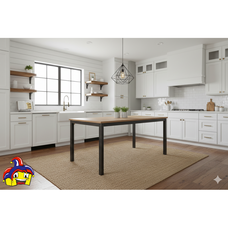 Tavolo allungabile 140 x 80 h.78 aperto cm 200 nuovo art.798 consegna gratuita-arredamentishop.it  Tempesta Offerte mobili 23...