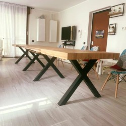 Tavolo per 20 persone cm 180x90h.77 aperto cm 480 art.02005 nuovo consegna gratuita-arredamentishop.it  Tempesta Offerte mobi...