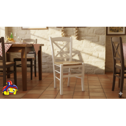 Sedia shabby seduta paglia set 2 pezzi nuova art.714 consegna gratuita-arredamentishop.it  Tempesta Offerte mobili 115,00 € 1...