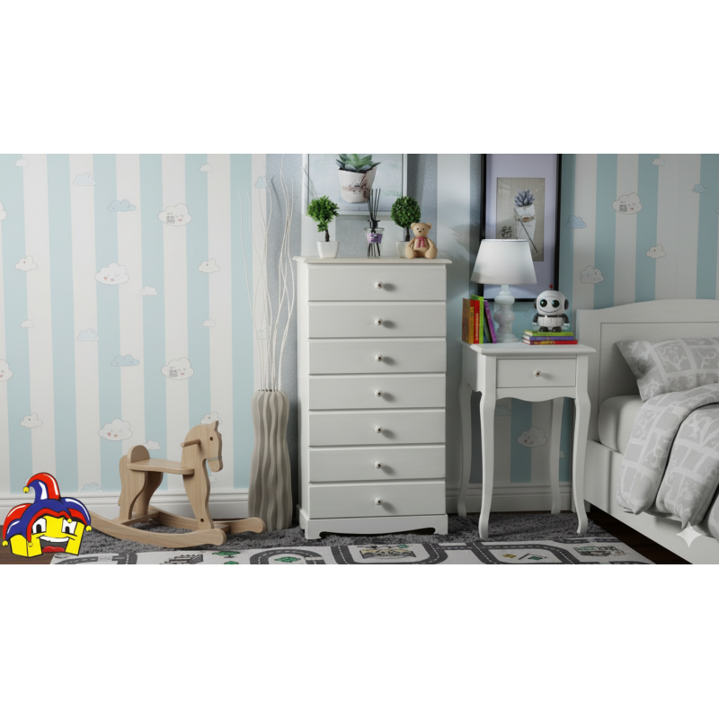 Cassettiera bianca cm 54,5x30h.108,5 nuova art.50265 consegna gratuita-arredamentishop.it  AD TREND Offerte mobili 165,00 € 1...