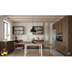 Tavolo quadrato design cm 90x90h.76,5 apertura a libro cm 180x90h.74,5 nuovo art. 2140 consegna gratuita-arredamentishop.it  ...