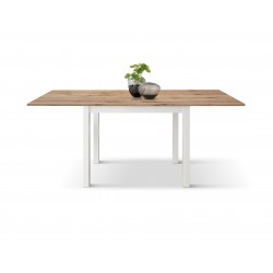 Tavolo quadrato design cm 90x90h.76,5 apertura a libro cm 180x90h.74,5 nuovo art. 2140 consegna gratuita-arredamentishop.it  ...