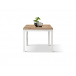 Tavolo quadrato design cm 90x90h.76,5 apertura a libro cm 180x90h.74,5 nuovo art. 2140 consegna gratuita-arredamentishop.it  ...