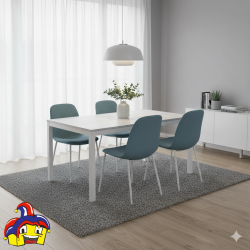 Tavolo 140x80 allungabile moderno cm 200x80h.77 art.1811 nuovo consegna gratuita-arredamentishop.it  Tempesta Offerte mobili ...