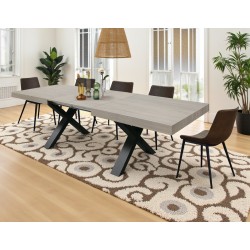Tavolo colore olmo perla cm 160x90h.76 allungabile cm 200/240 nuovo art.2128 consegna gratuita-arredamentishop.it  Tempesta O...
