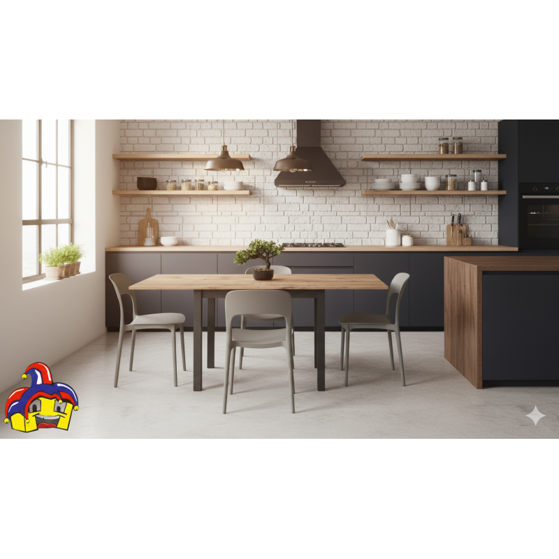 Tavolo quadrato allungabile cm 90x90h.76,5 apertura a libro cm 180x90h.74,5 nuovo art.2141 consegna gratuita-arredamentishop.... Tavolo quadrato allungabile cm 90x90h.76,5 apertura a libro cm 180x90h.74,5 nuovo art.2141 consegna gratuita-arredamentishop....