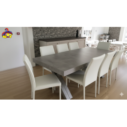 Sedie ecopelle bianche set 4 pezzi cm 43x53h.92 nuove art.709 consegna gratuita-arredamentishop.it  Tempesta Offerte mobili 2...