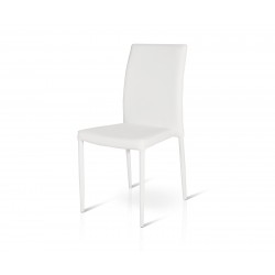 Sedie ecopelle bianche set 4 pezzi cm 43x53h.92 nuove art.709 consegna gratuita-arredamentishop.it  Tempesta Offerte mobili 2...