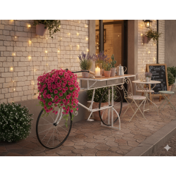 Bicicletta fioriera in legno e ferro nuova art.54592 consegna gratuita-arredamentishop.it  AD TREND Offerte mobili 225,00 € 2...