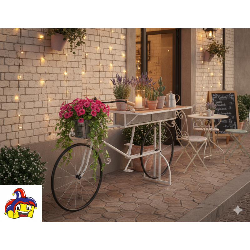 Bicicletta fioriera in legno e ferro nuova art.54592 consegna gratuita-arredamentishop.it  AD TREND Offerte mobili 225,00 € 2...