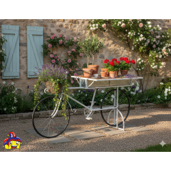 Bicicletta fioriera in legno e ferro nuova art.54592 consegna gratuita-arredamentishop.it  AD TREND Offerte mobili 225,00 € 2...