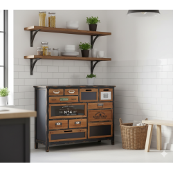 Cassettiera retrò cm 105x32h.87 nuova art.15966 consegna gratuita-arredamentishop.it  AD TREND Offerte mobili 330,00 € 330,00...