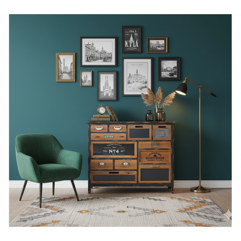 Cassettiera retrò cm 105x32h.87 nuova art.15966 consegna gratuita-arredamentishop.it  AD TREND Offerte mobili 330,00 € 330,00...