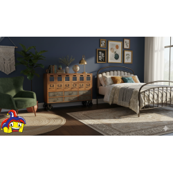 Cassettiera vintage industriale montata cm 105x34h.79 nuova art.15968 consegna gratuita-arredamentishop.it  AD TREND Offerte ...