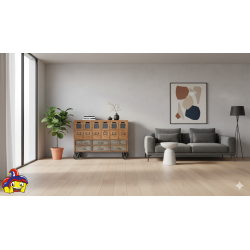 Cassettiera vintage industriale montata cm 105x34h.79 nuova art.15968 consegna gratuita-arredamentishop.it  AD TREND Offerte ...