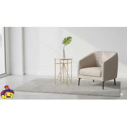 Tavolino marmo e oro cm diametro 42h.60 nuovo art.52058 consegna gratuita-arredamentishop.it  AD TREND Offerte mobili 90,00 €...