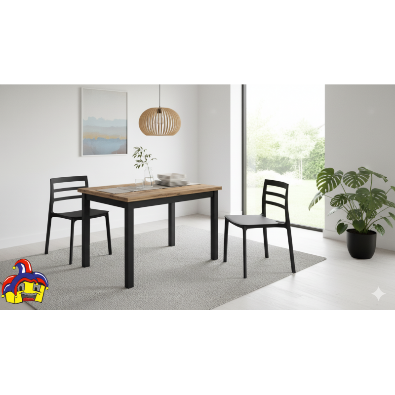 Tavolo 110 x 70 h.76,5 allungabile cm 190x70h.76,5 nuovo art.2142 consegna gratuita-arredamentishop.it  Tempesta Offerte mobi...