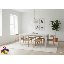 Shabby chic tavoli art.101074 tavolo in legno cm 160x80h.76 fisso nuovo consegna gratuita-arredamentishop.it  AD TREND Offert...