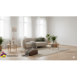 Divani boucle art.120333 beige cm 193x96h.68 nuovo consegna gratuita-arredamentishop.it  AD TREND Offerte mobili 745,00 € 745...