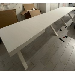 Tavolo allungabile con prolunghe cm 180x100h.76 aperto cm 480 nuovo art.1660 consegna gratuita-arredamentishop.it  Tempesta O...