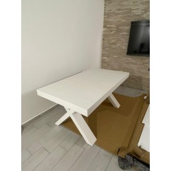 Tavolo allungabile con prolunghe cm 180x100h.76 aperto cm 480 nuovo art.1660 consegna gratuita-arredamentishop.it  Tempesta O...