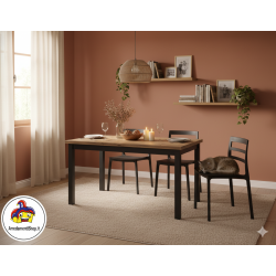 Tavolo da cucina 140 x 80 h.76,5 allungabile cm 180/220 nuovo art.02139 consegna gratuita-arredamentishop.it  Tempesta Offert...