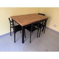 Tavolo da cucina 140 x 80 h.76,5 allungabile cm 180/220 nuovo art.02139 consegna gratuita-arredamentishop.it  Tempesta Offert...